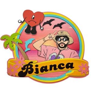 Bad Bunny Cake topper